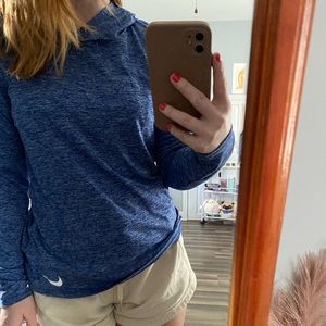 Nike dri fit hooded top